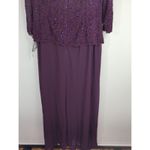 Alex Evenings  Deep Plum One Piece Gown Womens 16W NWT Formal Wedding Holidays Photo 9