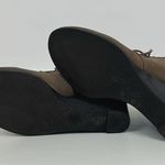 Forever 21 Vegan Faux Suede Lace-Up Wedge Ankle Booties in Taupe Brown | Size 7 Photo 7