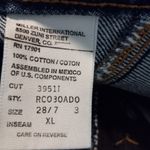 Rockies 27x27 Womens High Rise Rodeo Cowgirl Western Cotton Dark Denim Jeans Blue Size 27 Photo 7