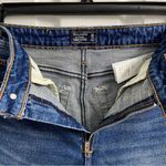 Abercrombie & Fitch Jeans Womens 26 Simone High Rise Slim Raw Hem Exposed Zipper Photo 1