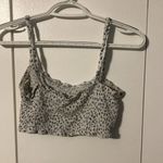 Lottie Moss  Women’s Size Medium Floral Crop Top Photo 1