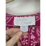 VTG Comfort Choice Floral Peasant Prairie Mumu Sleep Gown Women 2X Pink Size XXL Photo 2