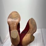 Free People  Loveland Suede Ankle Boots in Red Size 37 Photo 8