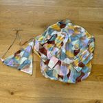 L'Academie  Aubrey Blouse and Bandana in Artist Palette Multi Color Photo 5