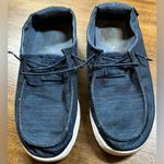 REEF Women’s Size 7 Cushion Coast Textile Navy Blue Shoes Photo 2