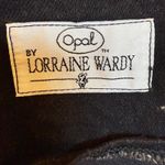 Lorraine Wardy Womens Black Denim Vest Size S Plaid Pocket Detail Photo 1