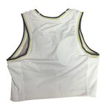 Lululemon  Varsity Scoop Neck Tank Top Size 12 Cropped Tennis White Athletic Rare Photo 1