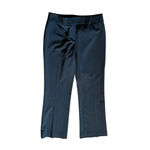 Tahari  Women’s Black Pinstripe Bootcut Dress Pants Size 2 | Goth Grunge Office Photo 1