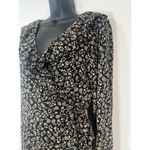 June and Hudson  Flowey Romantic Floral Wrap Dress Large Spring Photo 3