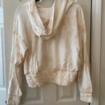 Aerie OFFLINE OTT Fleece Tie Dye Cropped Hoodie Photo 6