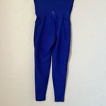Beyond the Bump 7/8 blue space dye legging w/ pockets size S Photo 3