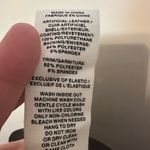 Avec Les Filles Avec Les Filles Anthropologie NWT Faux Vegan Leather Slit Leggings Black Small Photo 3