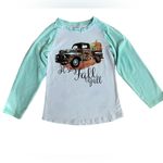 EXPRESS It’s Fall Ya’ll Raglan Tee (Etsy Find) Pumpkin Patch Shirt Autumn Graphic SZ: S Photo 4