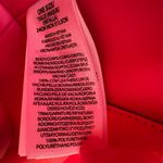 Ralph Lauren New Lauren  Leather Cosmetic Pouch Tassel Pink Gold Makeup Bag Photo 6