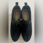 Latigo Black Suede Zippered Ankle Booties Size 6M Photo 1