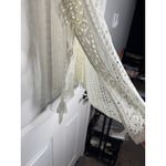 UNBRANDED Cream Crochet Open Knit Beach Cover Photo 5