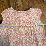 Eileen West Nightgown Large Floral Cap Sleeve Midi Lace Cottagecore Grannycore Photo 8