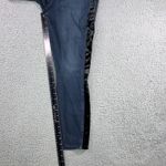 Good American Jeans Women 12/31 Good Waist Crop Velvet Side Stripe Stretch Photo 4