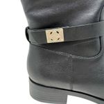 Charter Club Johannes Black Genuine Leather Tall Riding Boots 7.5 Photo 3