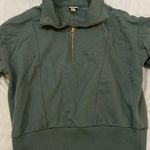 A New Day  half zip sweater olive forest green Photo 0