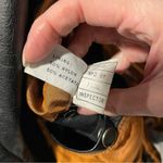 Vintage black leather Harley Davidson biker babe moto buttery belted jacket Size L Photo 5