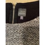 Gray Saks Fifth Avenue XSmall Black‎ and Gray Sweater Black Size XS Photo 3