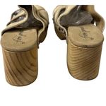 Free People New  Libra Leather Fisherman Wedge Wooden Clogs Photo 3