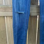 Indigo Blue Maternity distressed legging medium blue jeans Photo 1