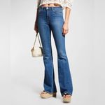L'Agence L’AGENCE Bell High Rise Flare Jeans High Waist Slim Fit Medium Wash Size 31 Photo 7