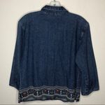 Vintage‎ Telluride Embroidered Denim Jacket Blue Size 10 Photo 1