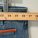 NYDJ Marilyn Straight Clean Horizon Raw Hem Multi Color Pocket Jeans 12 Photo 7