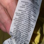 Tory Burch  Butter Yellow Cotton Twill Safari Shirt Size 0‎ (Runs Big) Photo 4