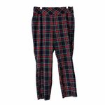 Jones New York Women’s 1X Plaid Stretch Ankle Pants Multicolor Tartan Pull-On Photo 5
