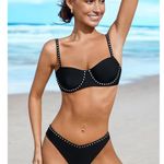 Cupshe Radiant Reef Black Bikini Set nwt Photo 3