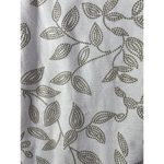 Karen Scott Leaf Shirt Women's Size Medium Gold Glitter Leafs Goblincore Cottage Photo 3