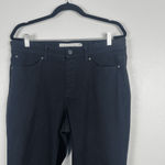 Soft Surroundings  Women's Straight Leg Black‎ Denim Jeans Sz LP Photo 1