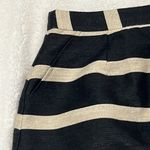  Anthropologie hutch size 2‎ hood and black striped skirt with pockets Photo 1