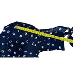 Talbots  Women's Navy Polka Dot A-Line Midi Dress Size S Casual Photo 8
