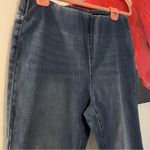 Soft Surroundings  Soft Pull On Flare Wide Leg Bootcut Jeans Womens L Large Photo 3