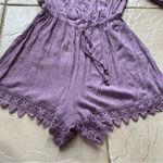 Maurice's Maurice’s purple romper Sz small Photo 1
