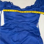 Azazie  CHARISSA Royal Blue Sheath Long Sleeve Chiffon Dress. #358 Photo 10