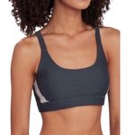 LANSTON Sport Bra Sz XS Gray Side Block Scoop Neck Racerback Sporty Preppy NWT Photo 10