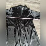 Morgan Taylor  Black Satin Wrap Robe Photo 3