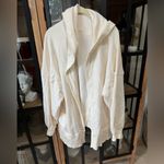 FP Movement Cardigan hoodie sweater Renegade Hooded Jacket canvas Free People White Photo 1