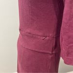 Toad & Co Burgundy 3/4 Sleeve Nixi Dress with Hidden Stash Pocket Size Small Photo 5