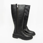 Geox  - Iridea Black Leather Knee-High Boots Size 8 Photo 1