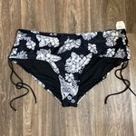 Time & Tru  Flower Print Swim Bikini Bottoms Photo 4