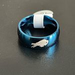 Blue stainless steel buffalo bills ring size 10 Photo 4