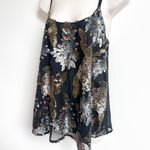 BB Dakota 🆕 Felicity sequin scoop neck pullover lightweight tank top bla… Photo 2