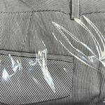 Willi Smith Size 10 Brown & White Pin Striped Capris Photo 2